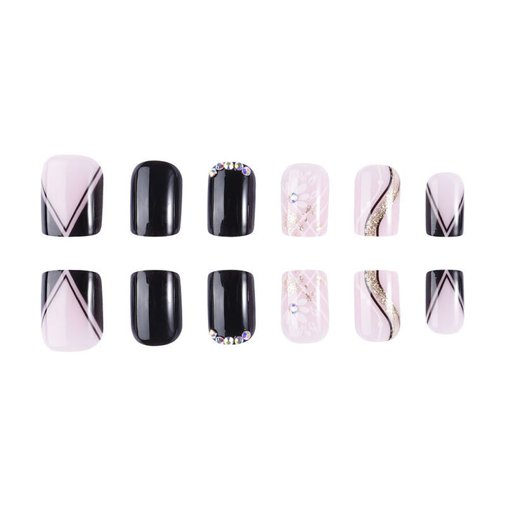 Dekorativer Press-On-Nagelset
