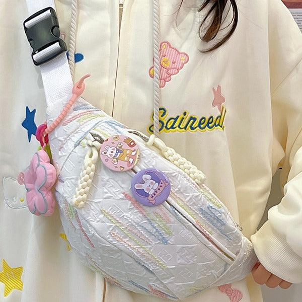 Modische Bauchtasche mit Verstellbarem Gurt Karnz