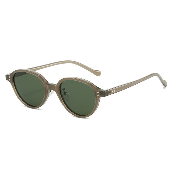 Damen Vintage-Inspirierte Sonnenbrille mit stilvollem ovalen Rahmen Karnz