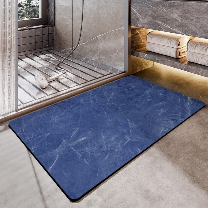 Luxurious Marble Design Bath Mat Karnz