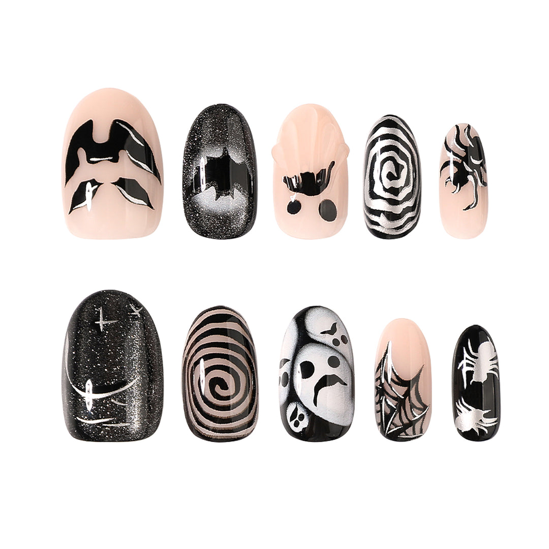 Kreative Halloween-Nagelkunst mit einzigartigen Motiven Karnz