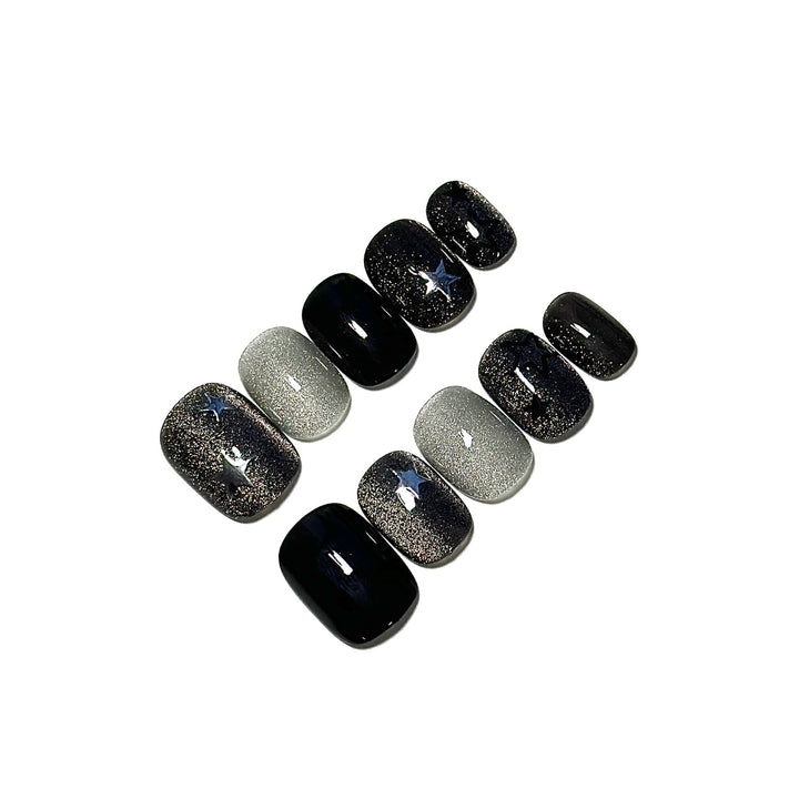 Sternen Ombre Press-On Nagelset