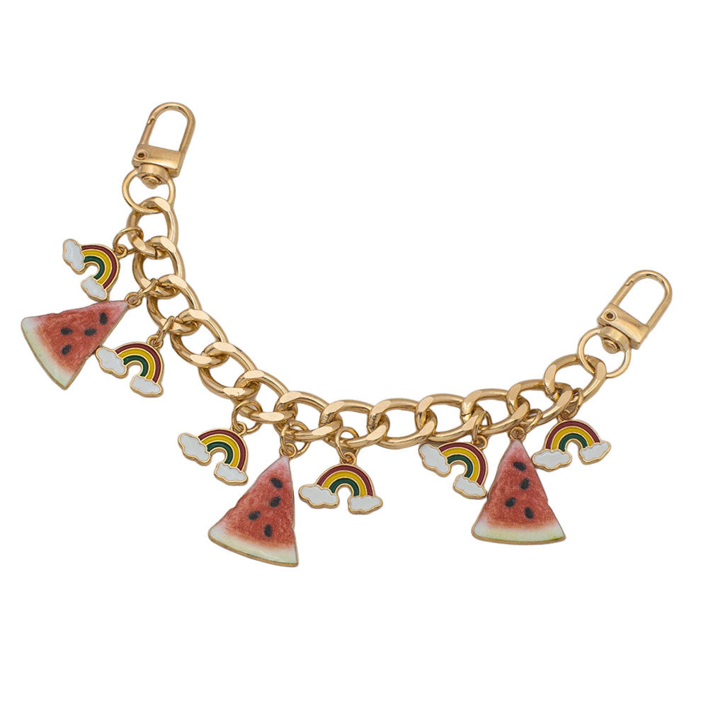 Verspieltes florales Charm-Armband Karnz