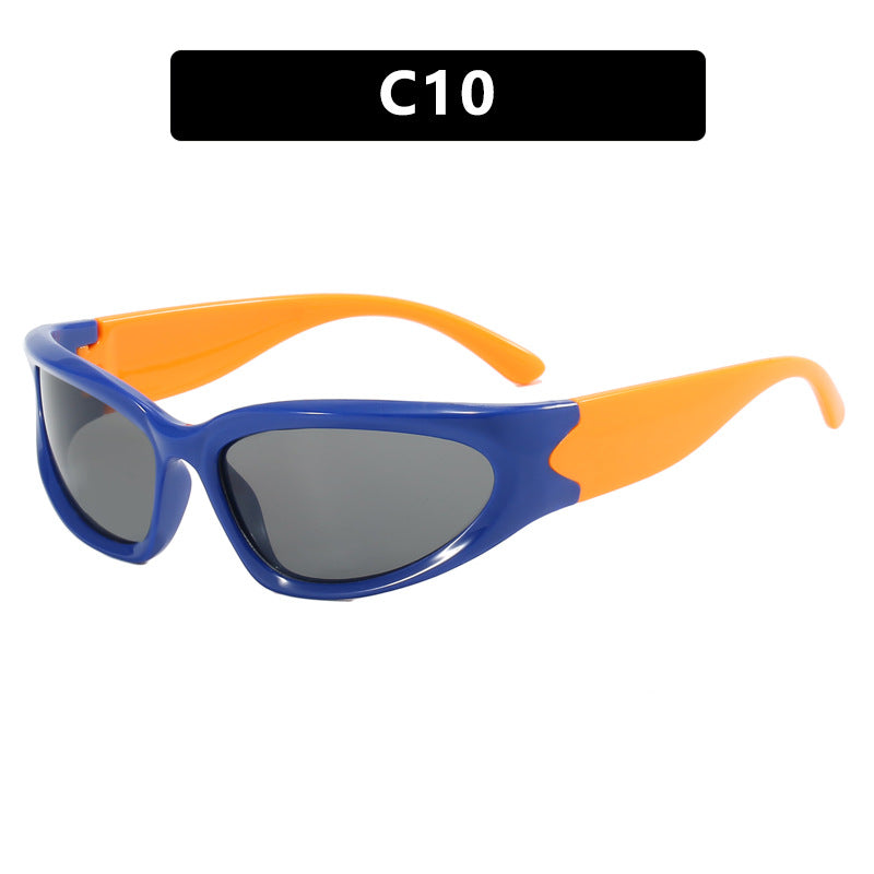 Damen sportliche Sonnenbrille mit ergonomischem Design und schützendem UV-Filter Karnz