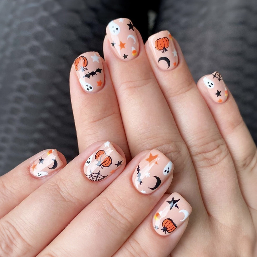 Kreatives Halloween Kunstnagelset Karnz