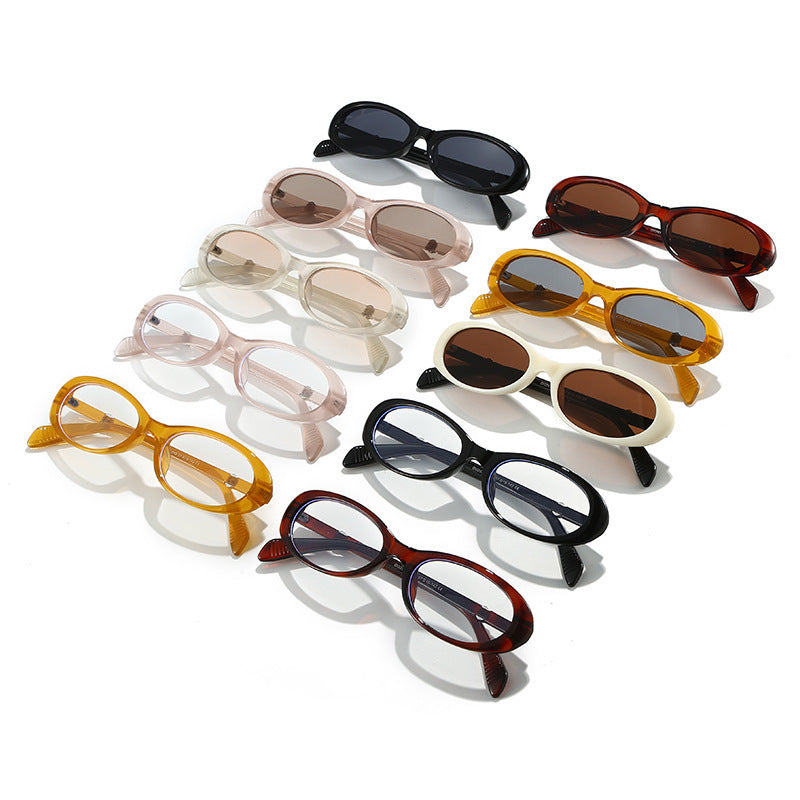 Retro Ovalrahmen Sonnenbrille Karnz 1787812403