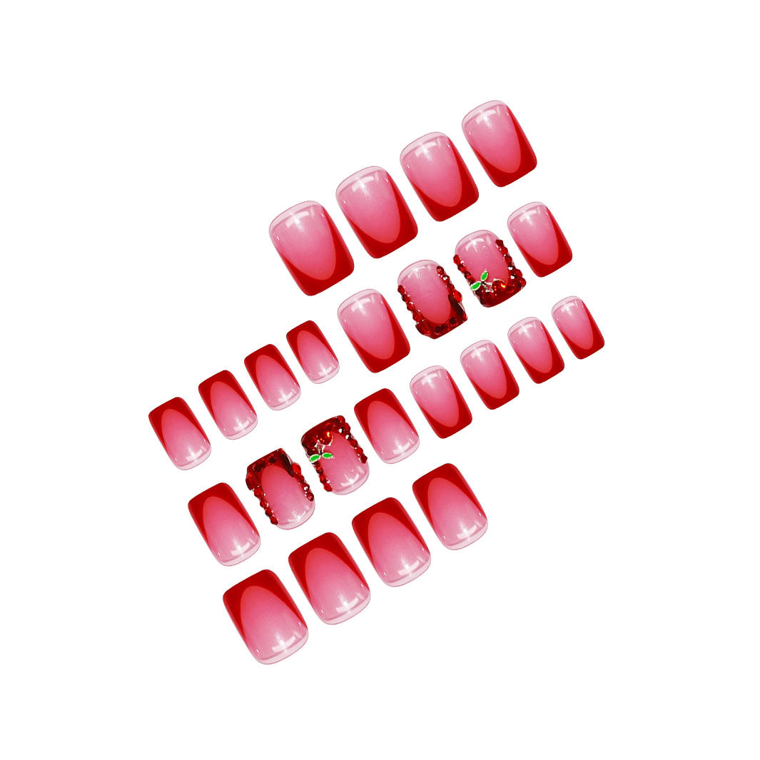 Künstlerische mit Strass verzierte Nagelveredelungen Karnz