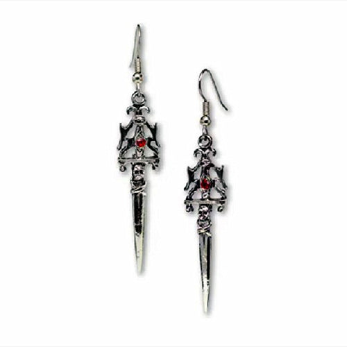 Gothic Statet Skull Ohrringe Karnz