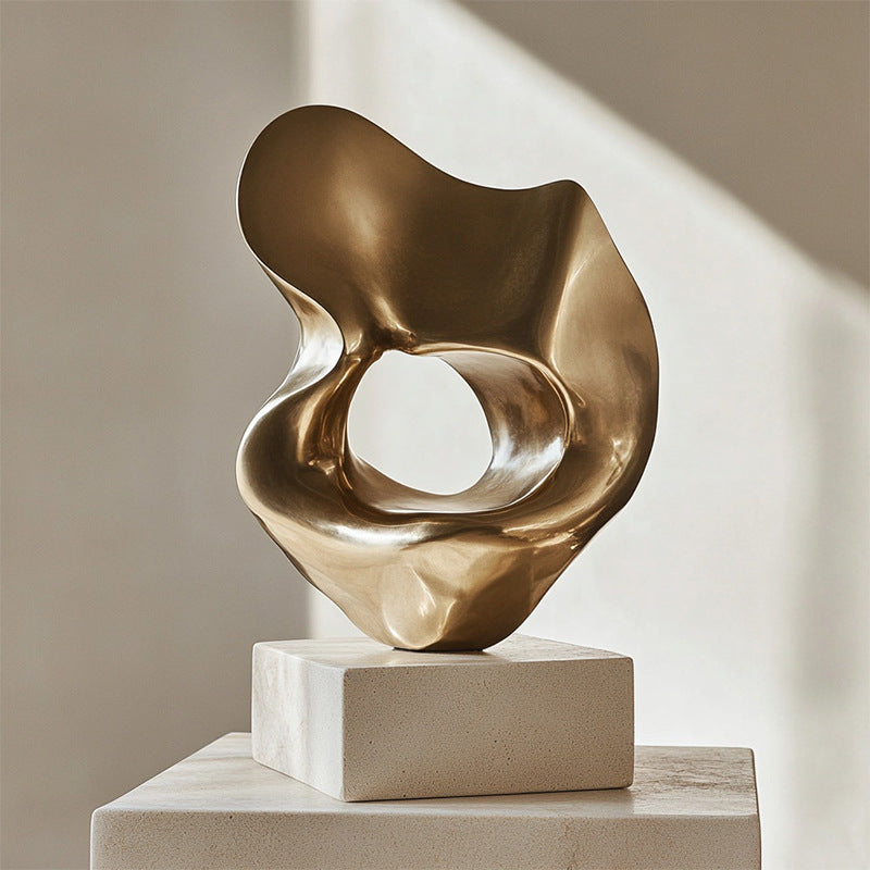 Moderne abstrakte geometrische Skulptur