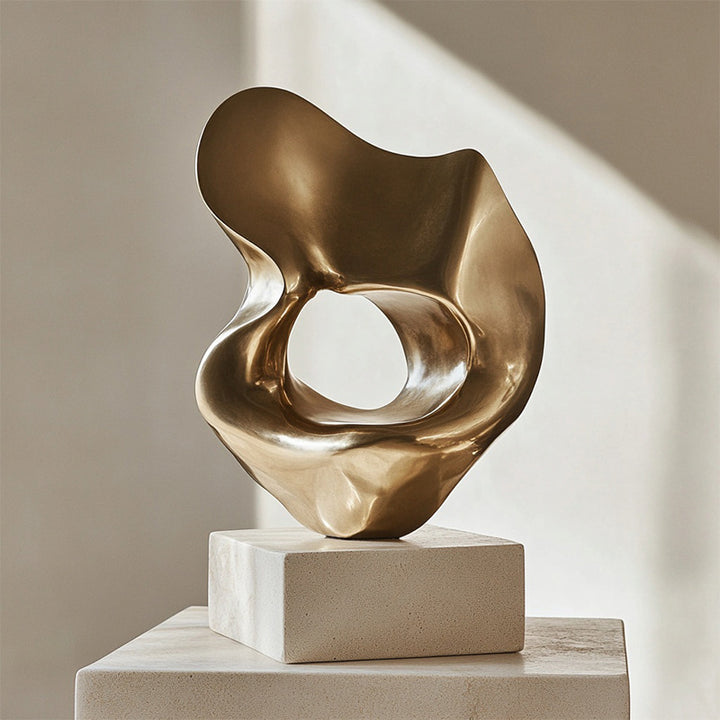Moderne abstrakte geometrische Skulptur