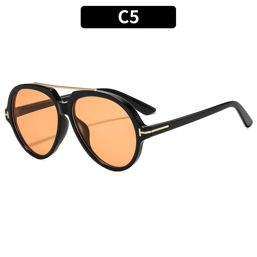 Übergroße Mode-Sonnenbrille
