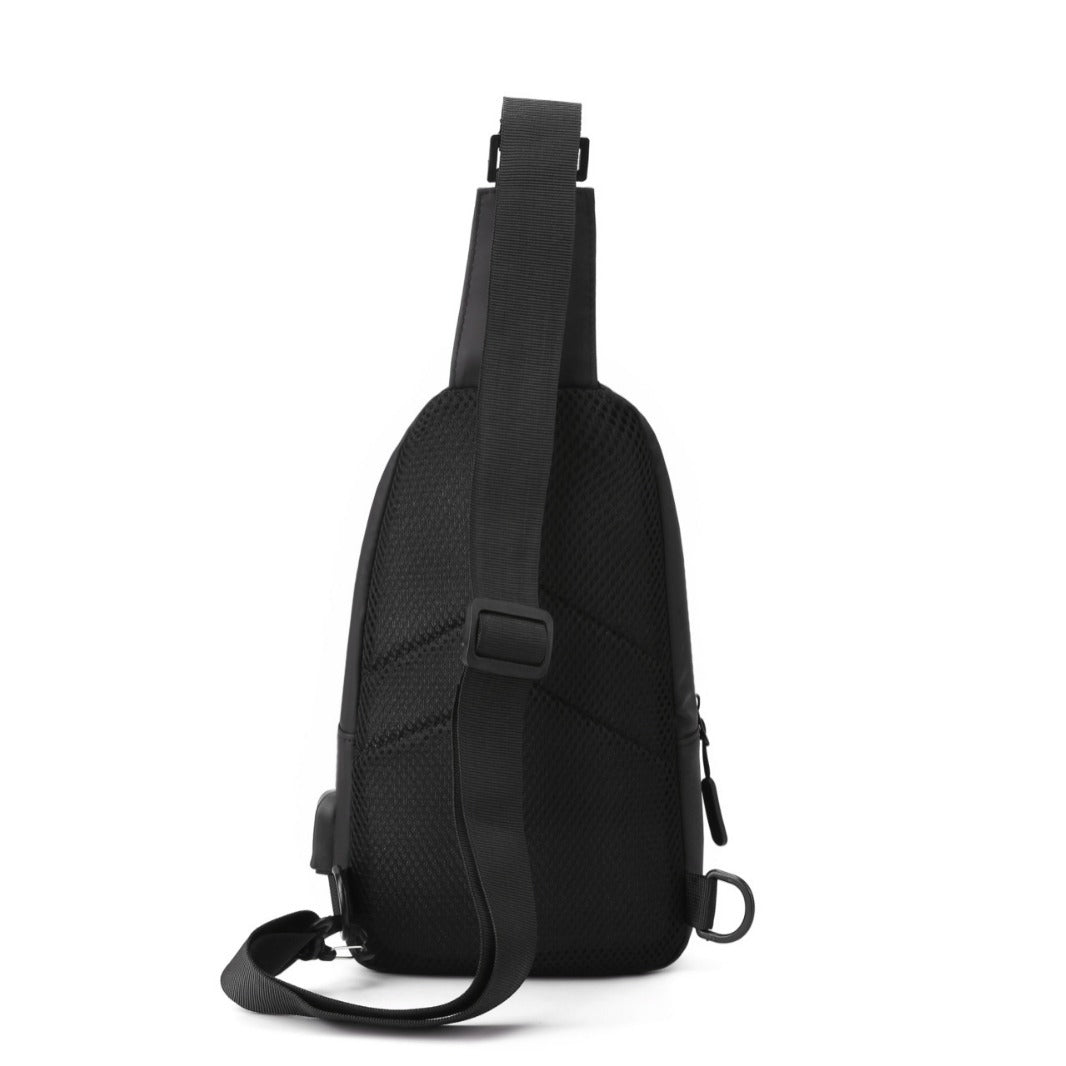 Stylische Stoff Schultertasche Karnz