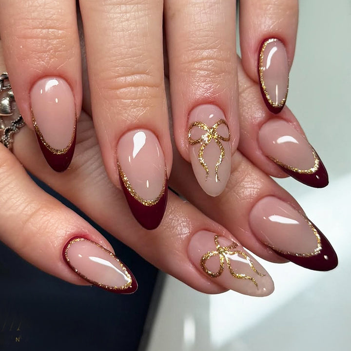 Elegante Gel-Nagelkunst Press-On-Kollektion Karnz