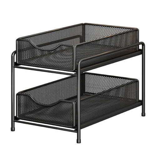 Drei-Tier Schubladenregal Organizer aus Netz für Küche und Badezimmer