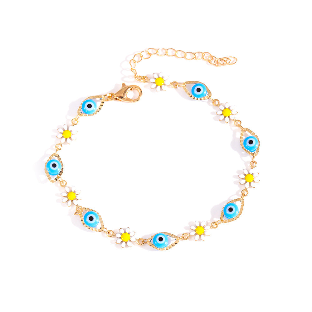 Eye Charm und Daisy Armband Karnz
