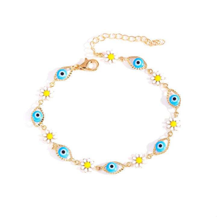 Eye Charm und Daisy Armband Karnz