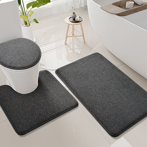 Rutschfeste Memory-Foam-Badmatte-Set
