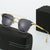 Damen modische Halbrahmen Brille Karnz