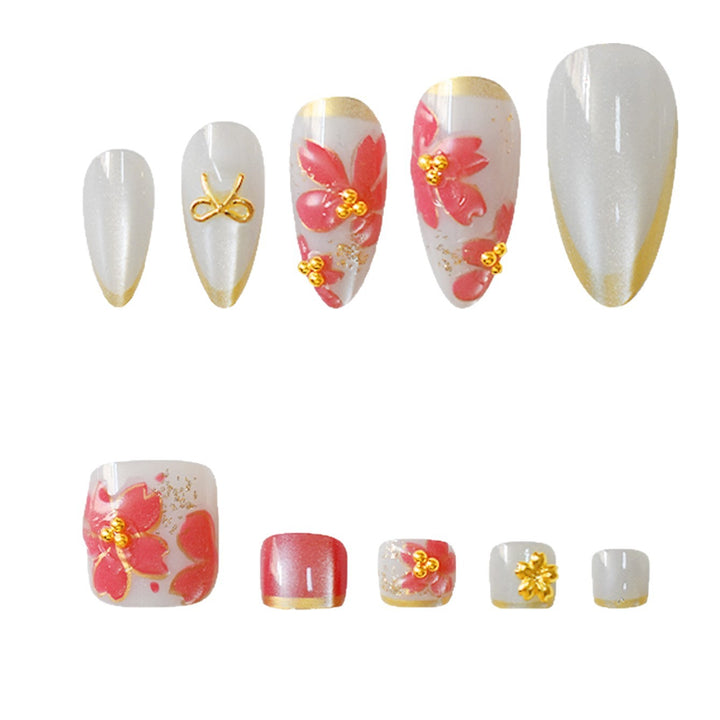 Blumendesign-Gel-Nagelkunst Karnz