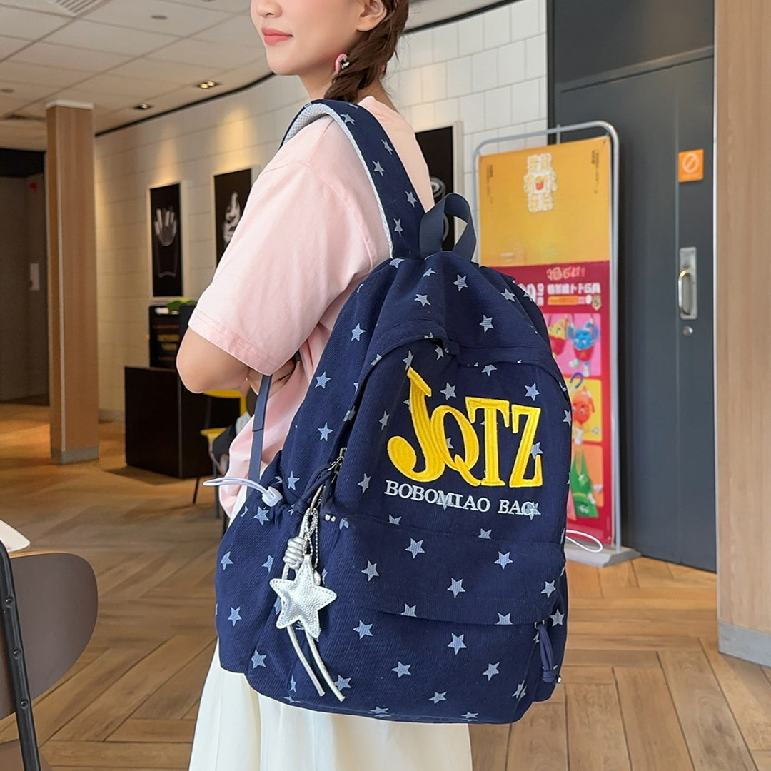 Stylischer mit Sternen verzierten Cordura-Rucksack Karnz