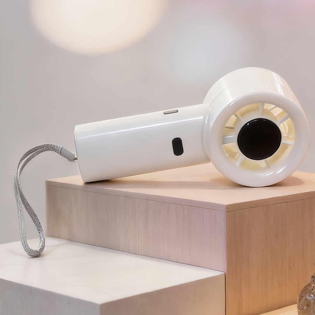 Damen Tragbarer Mini-Ventilator mit USB-Ladefunktion und flexiblem Design Karnz