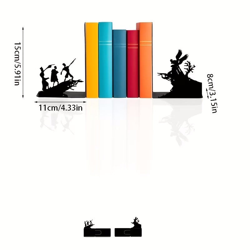 Künstlerische Buchstützen