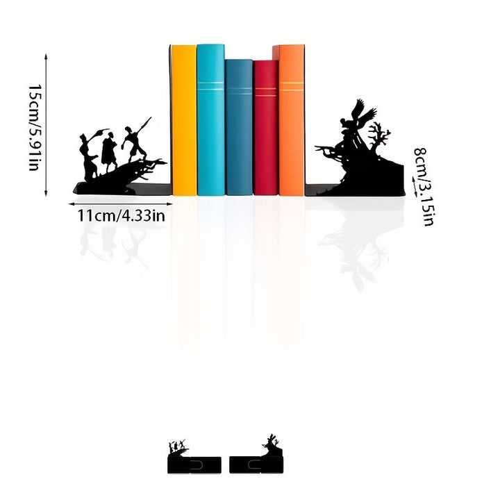 Künstlerische Buchstützen