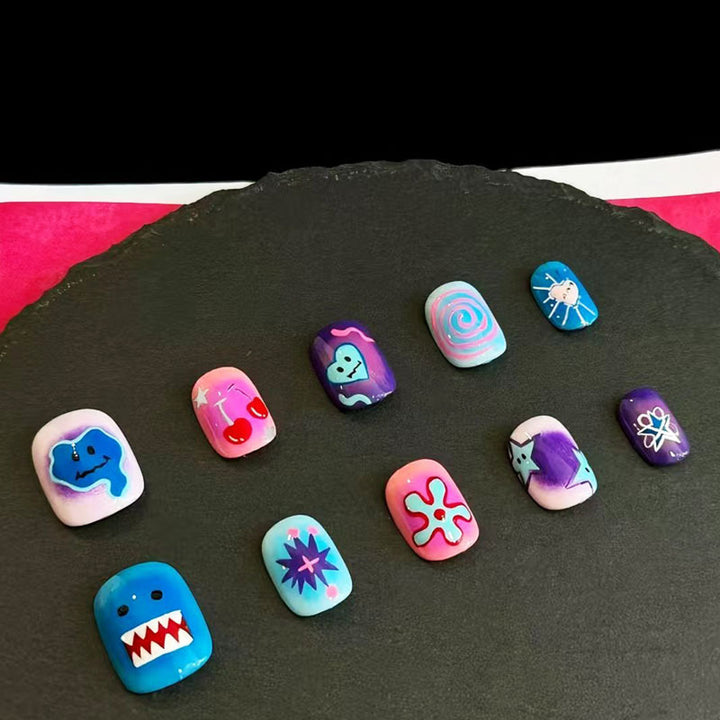 Verspieltes Künstlerisches Nagelkunst Design Set Karnz