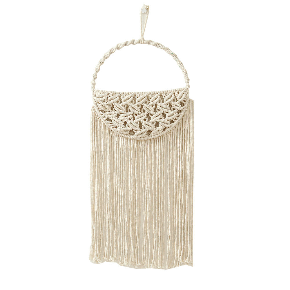 Macramé Wandbehang Dekor mit Fransen-Details Karnz