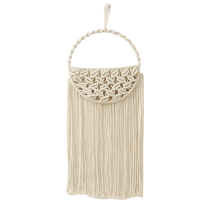 Macramé Wandbehang Dekor mit Fransen-Details Karnz