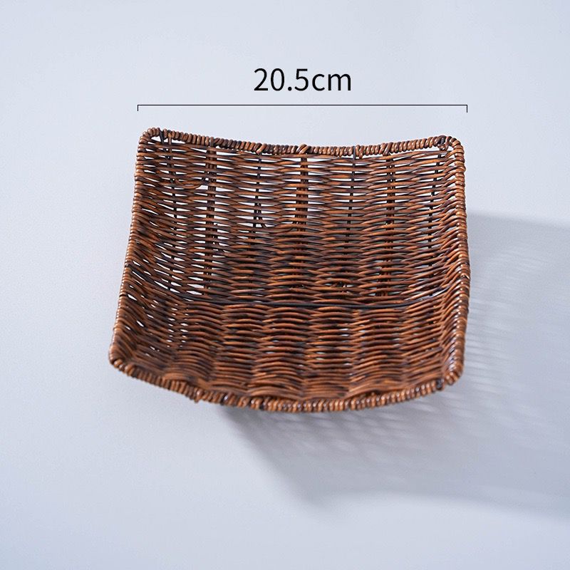 Unisex Elegante Rattan Servierplatte Karnz