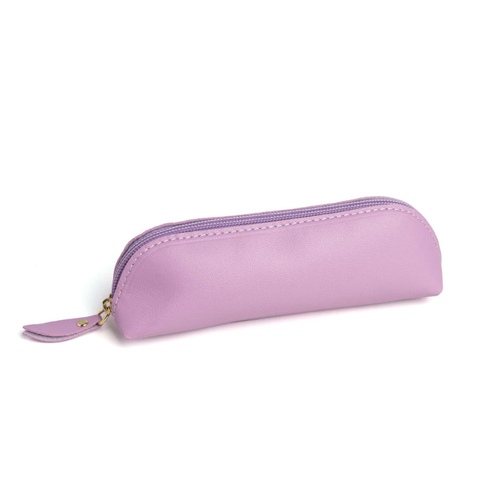 Premium Leder Reißverschluss Bleistift Etui Karnz