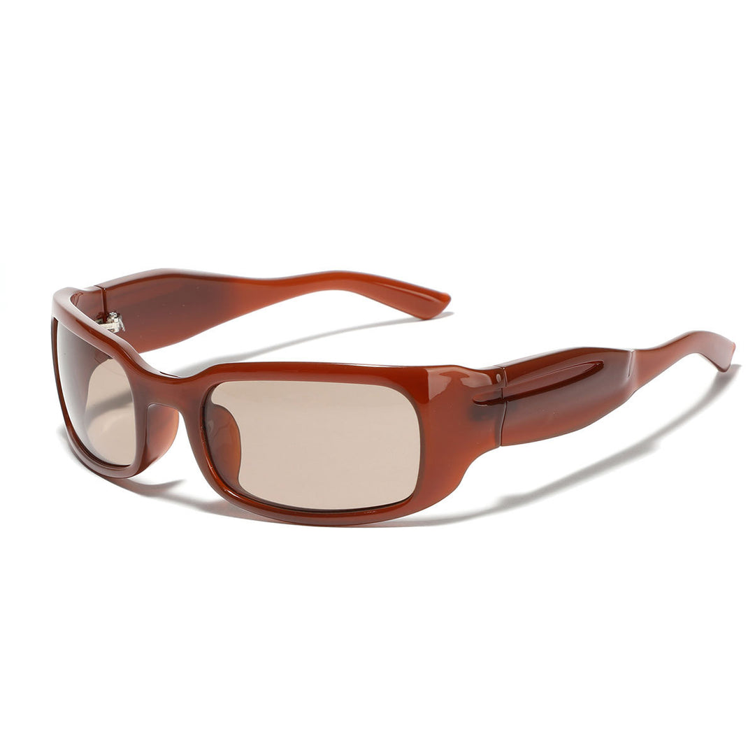 Damen sportliche Sonnenbrille mit flexiblem Rahmen und polarisierenden Gläsern Karnz