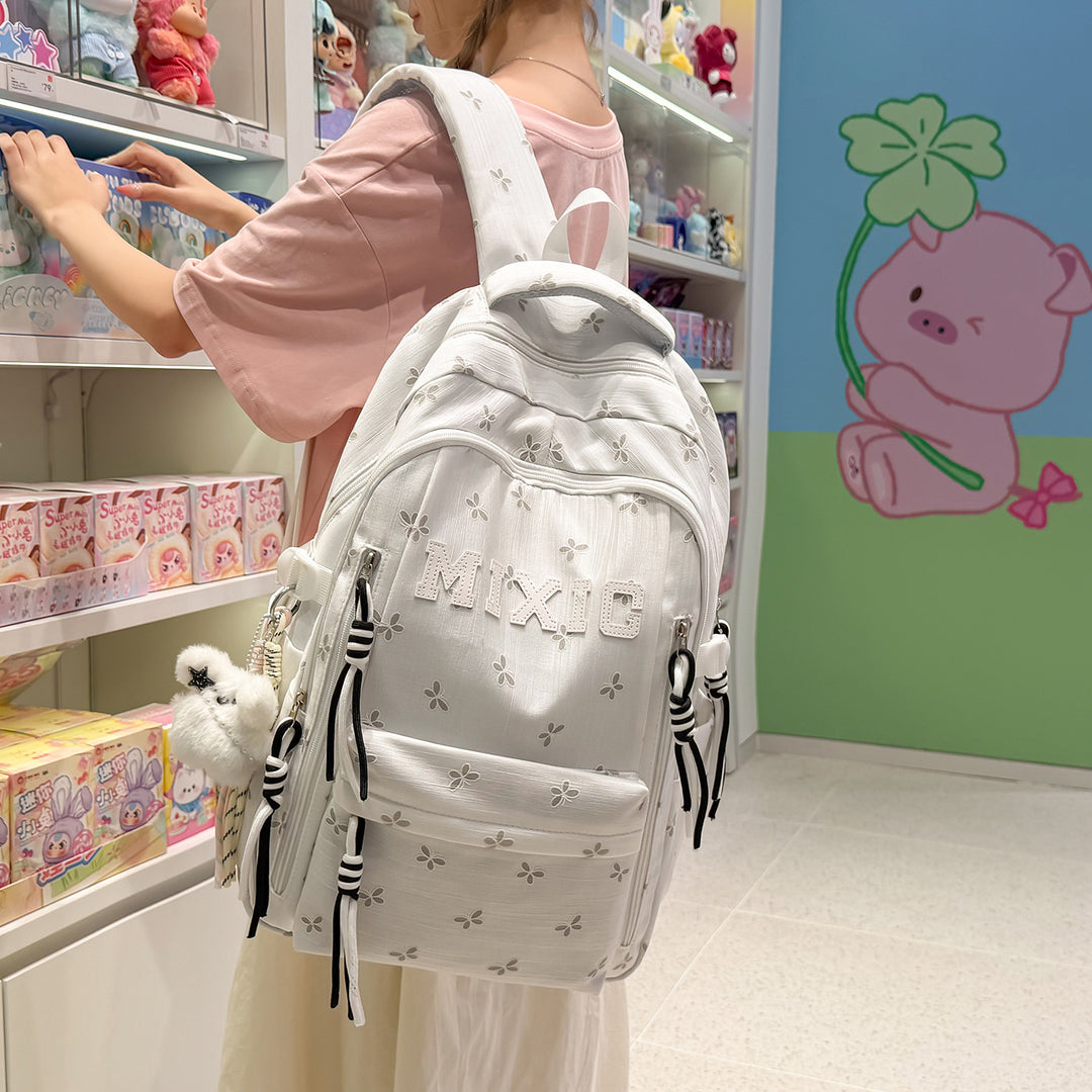 Floral Applikation Stylischer Rucksack Karnz