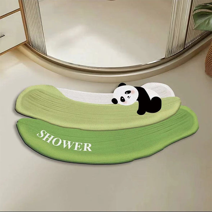 Süße Panda-Themen-Badezimmermatte