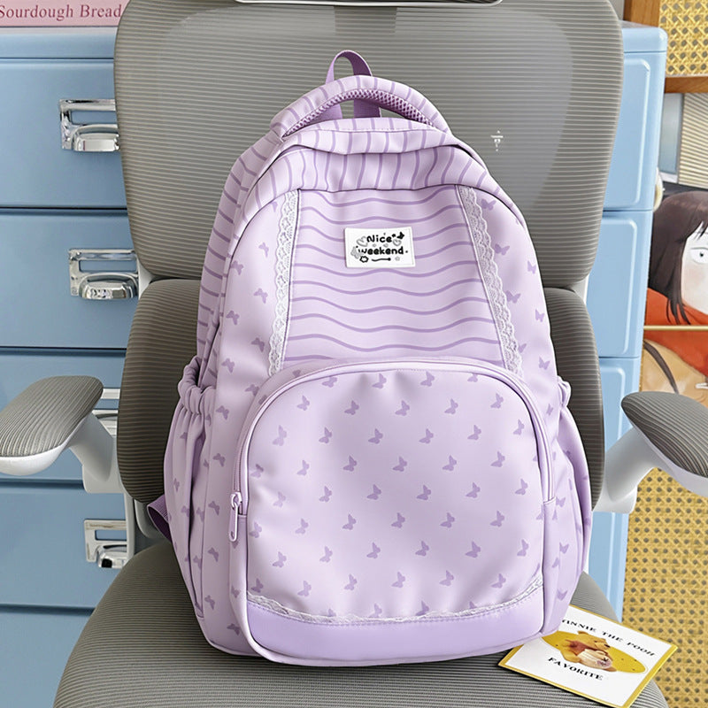 Verspielt Schmetterling-Themen Schulrucksack Karnz