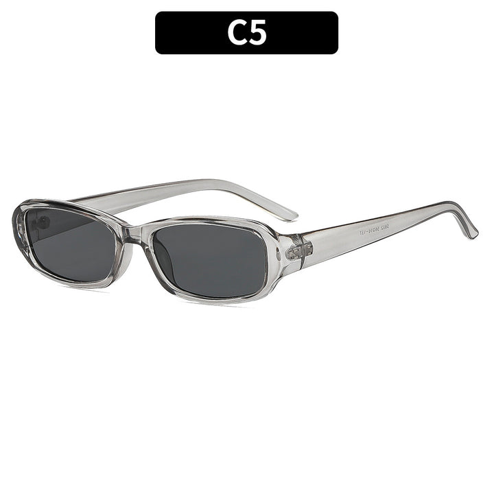 Elegante retro-inspirierte rechteckige Sonnenbrille