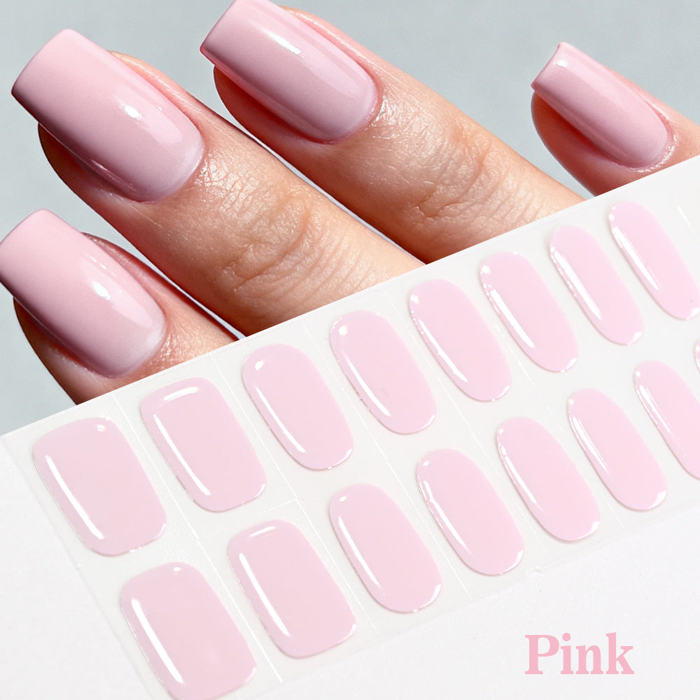 Hochglänzende Gel-Nagel-Wraps