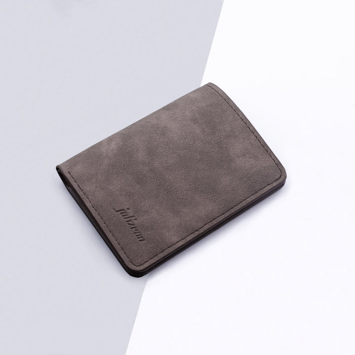 Schlanker minimalistischer Leder-Kartenhalter