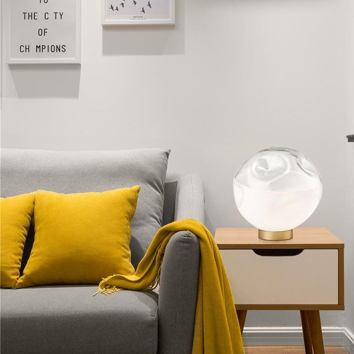 Künstlerische Glas Tischlampe