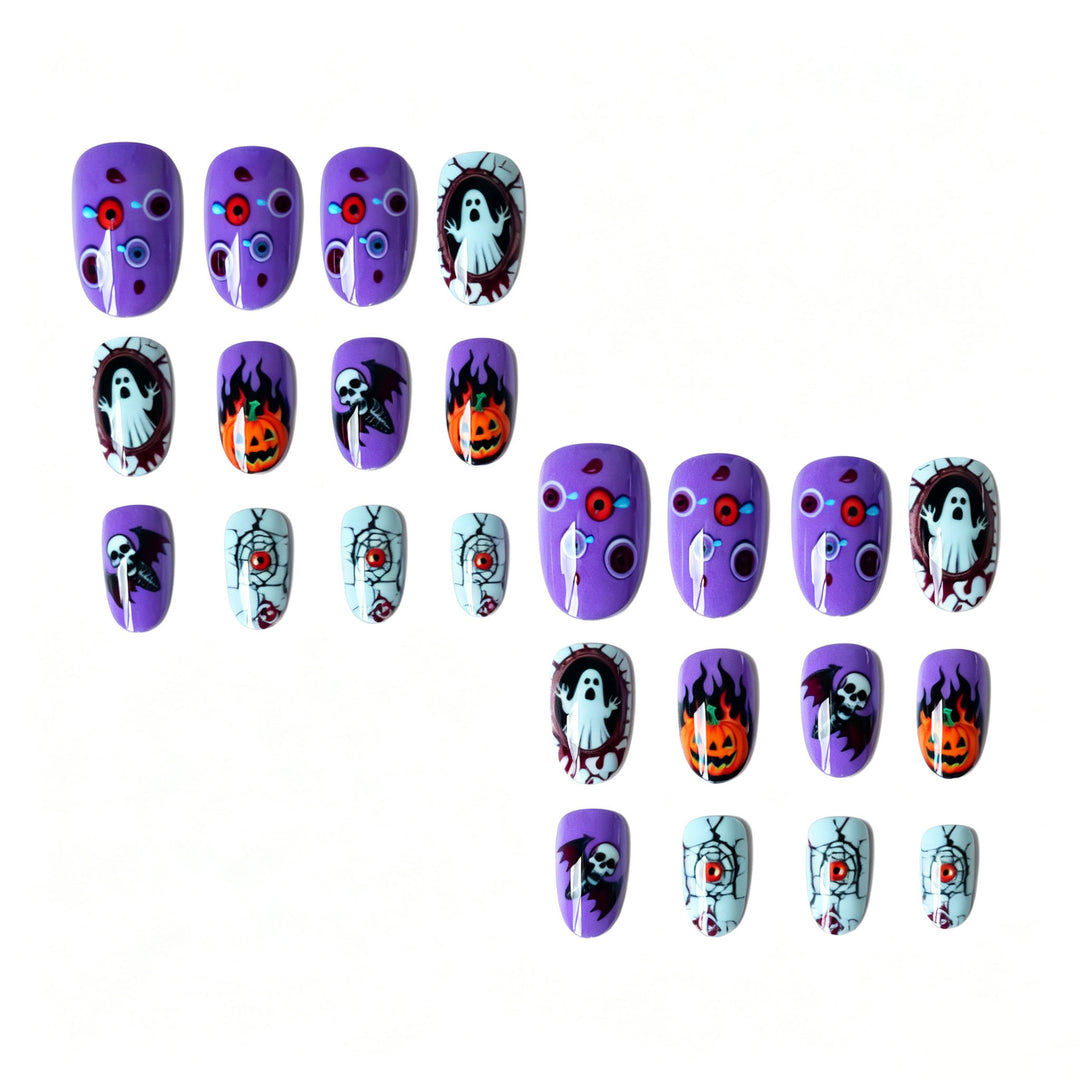 Halloween-Themen Nagelkunst Set  1790957727