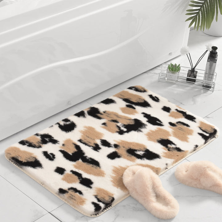 Plüsch Marmor Design Badmatte Karnz