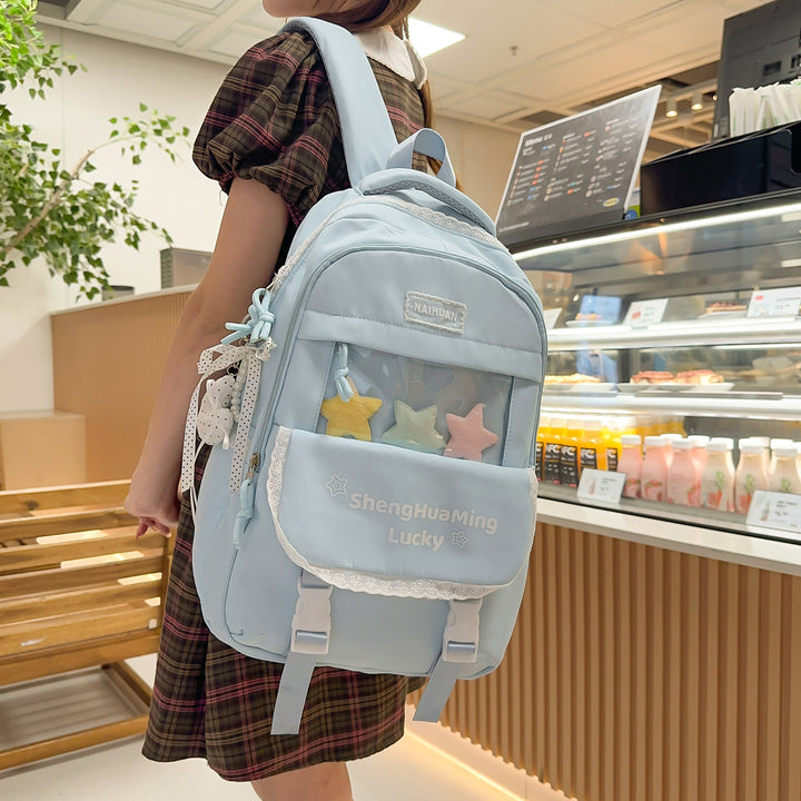 Transparenter Fenster-Rucksack Karnz