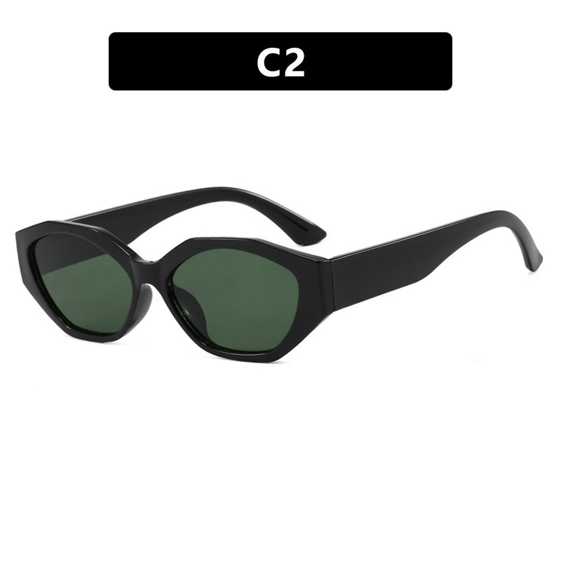 Damen stilvolle Sonnenbrille im modern geometrischen Design mit schützendem UV-Filter Karnz