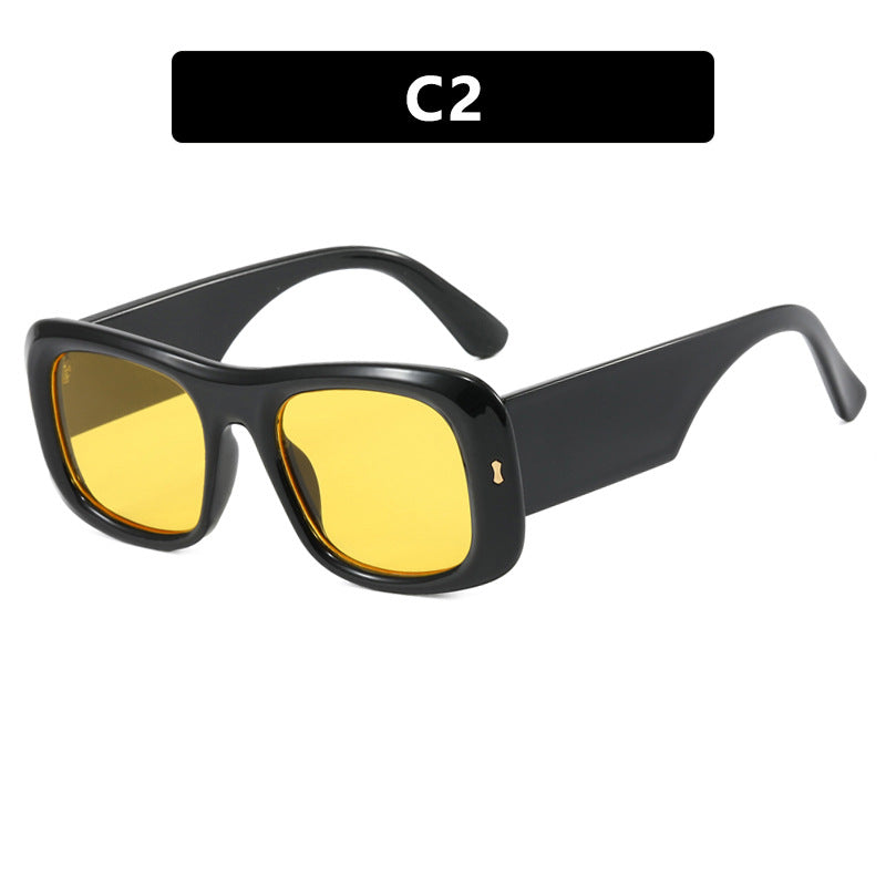 Damen quadratische Sonnenbrille mit reflexionsschützenden Gläsern und moderner Rahmenkonstruktion Karnz