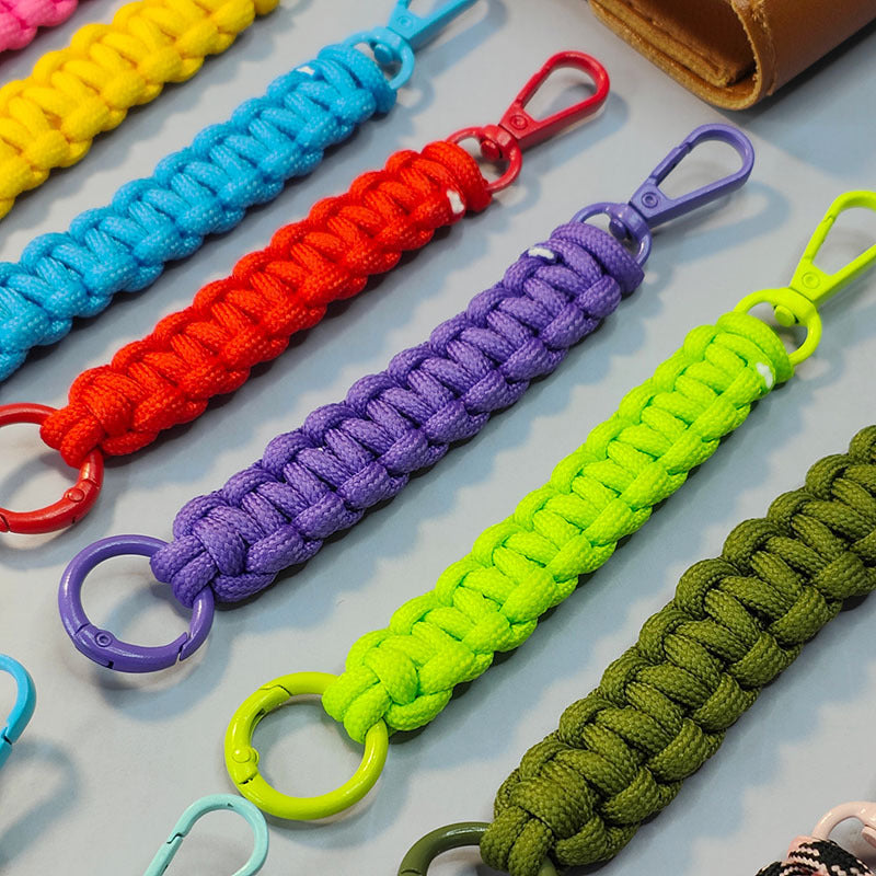 Langlebiger Paracord Schlüsselanhänger Halter Karnz