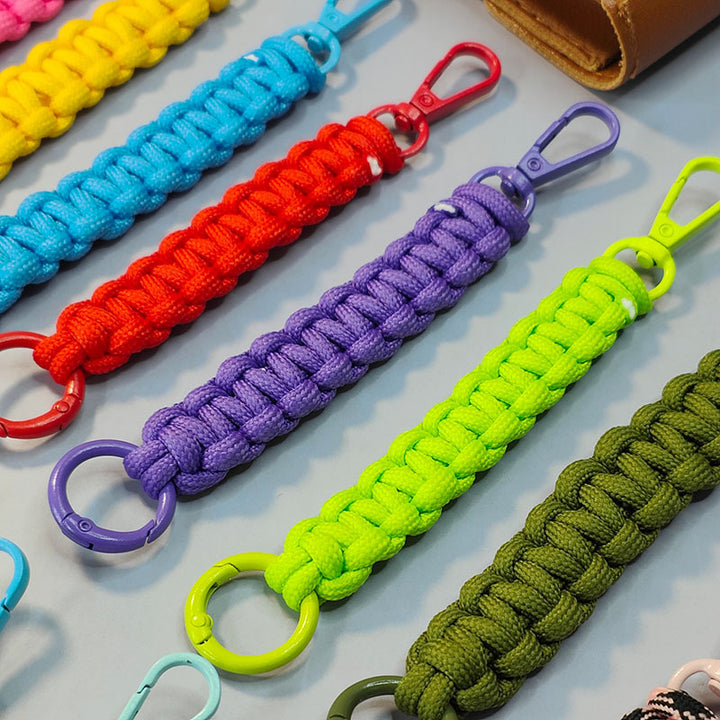Langlebiger Paracord Schlüsselanhänger Halter Karnz
