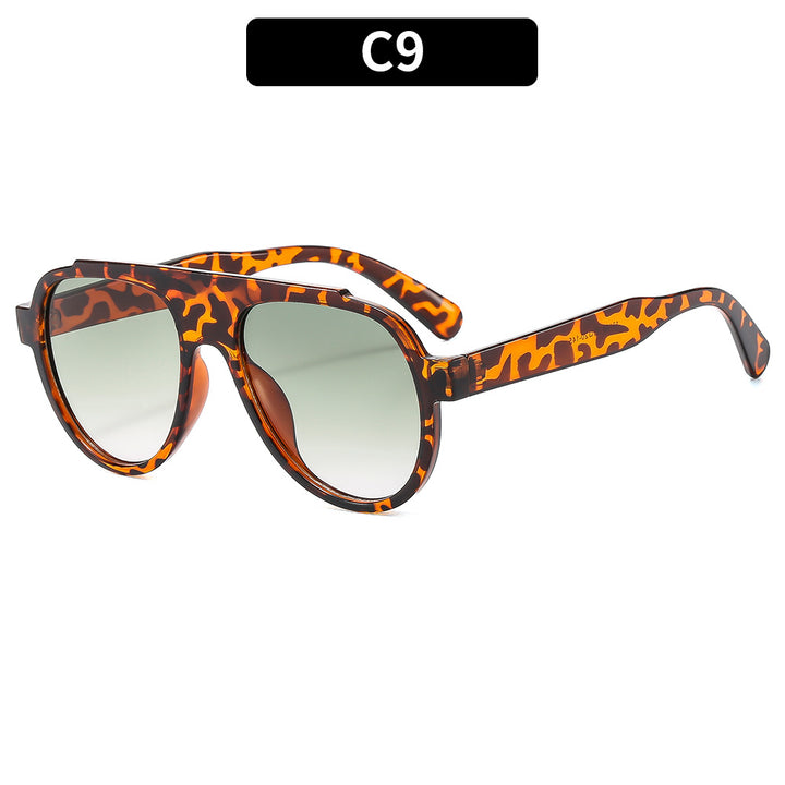 Retro-Cat-Eye Sonnenbrille mit einzigartigem Muster