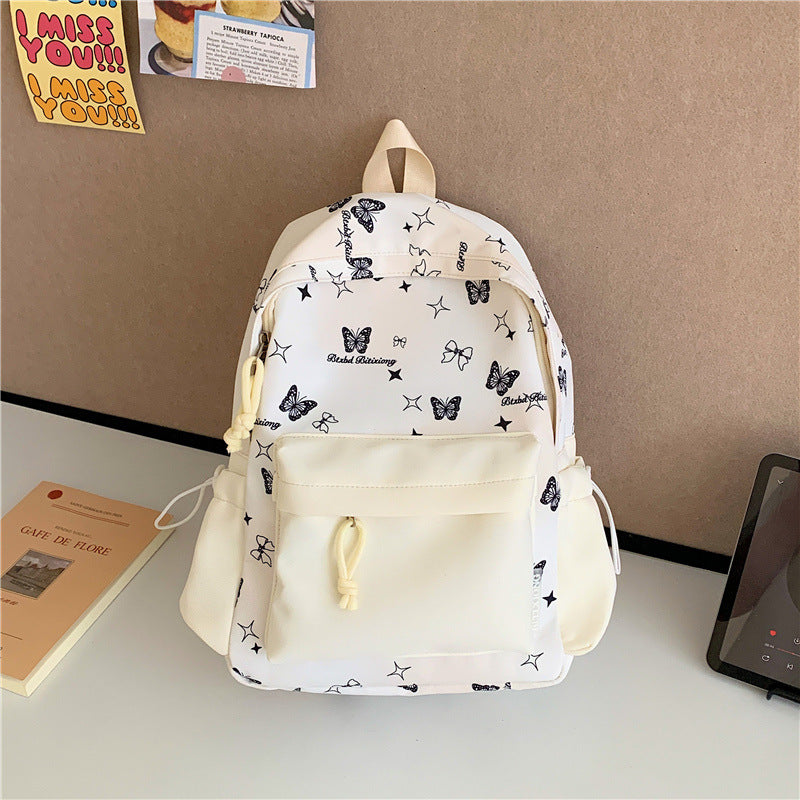 Schmetterlingsdruck Mehrfach-Taschen Rucksack