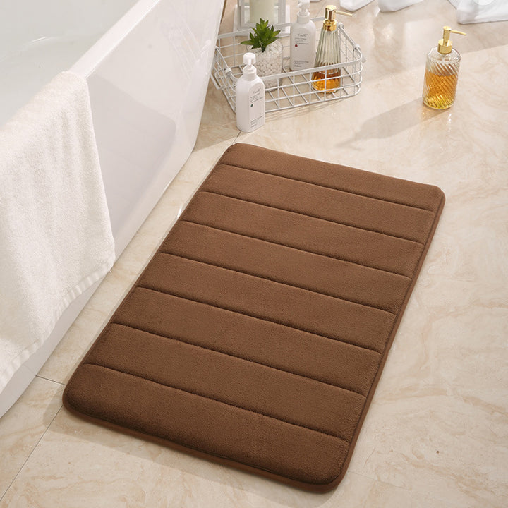 Plüsch Komfort Badezimmer Teppich